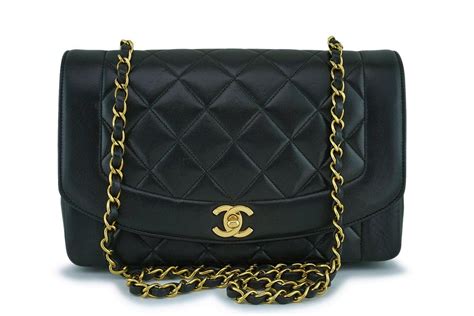 chanel diana black|The Chanel Diana Bag: A Vintage Design Fit For Royals.